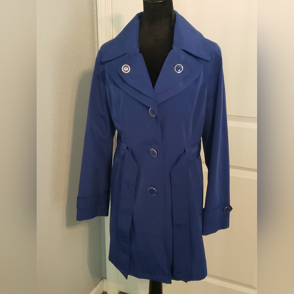 London Fog Blue Rain Jacket (as is)